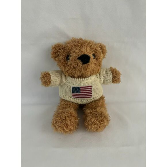 American Flag Stuffed Teddy Bear - Picture 4 of 4